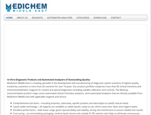 Tablet Screenshot of medichem-me.com